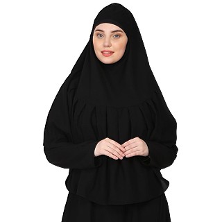Black Instant Ready-to-wear Hijab